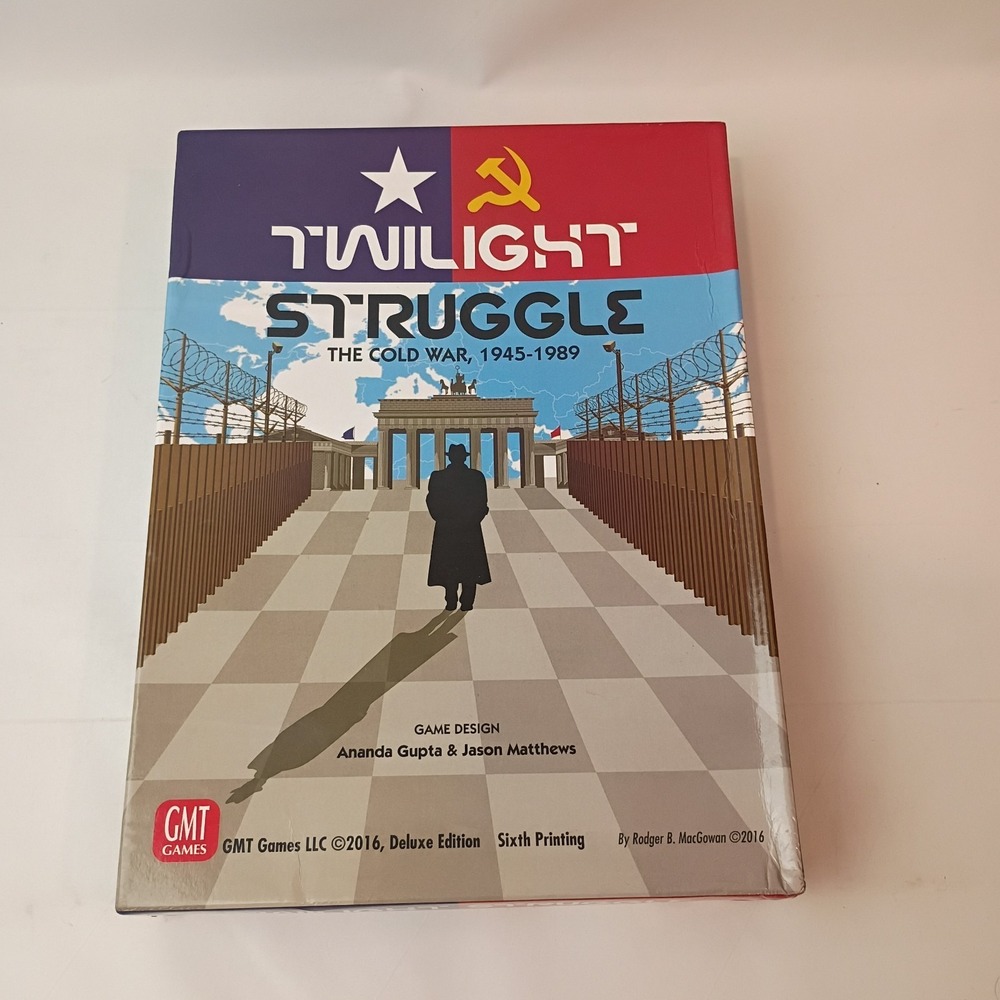GMT Games Twilight Struggle The Cold War 1945-1989 Board Game - New, Open Box